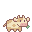 Animated pixel cow